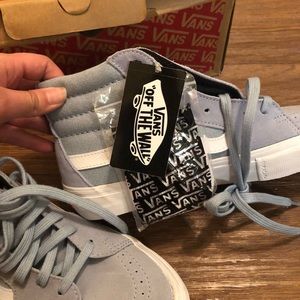 vans sk8 hi blue fog